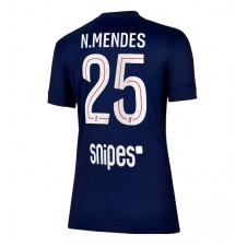Paris Saint-Germain Nuno Mendes #25 Hjemmedrakt Kvinner 2025-26 Kortermet Paris Saint-Germain Nuno Mendes #25 Hjemmedrakt Kvinner 2025-26 Kortermet